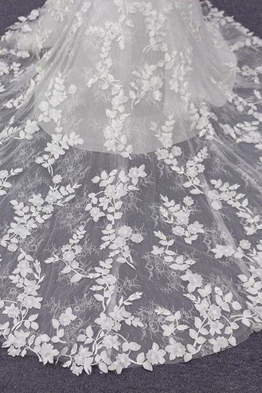 Best Spaghetti Strap Appliques Mermaid Elegant Wedding Dresses