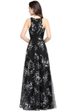 MISSHOW offers gorgeous Black Jewel party dresses with delicately handmade Embroidery in size 0-26W. Shop Floor-length prom dresses at affordable prices.