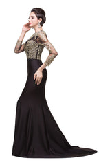 MISSHOW offers gorgeous Black Jewel party dresses with delicately handmade Beading,Appliques in size 0-26W. Shop Floor-length prom dresses at affordable prices.