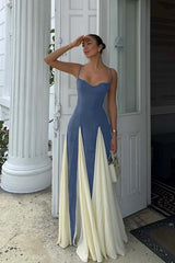 Sweetheart Spaghetti Strap Sleeveless Long Formal Dress With Ruffles