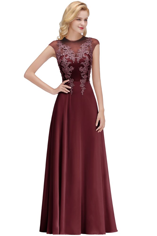 MISSHOW offers Charming Sleeveless Beadings Aline Evening Maxi Dress Cap Sleeves Bridesmaid Dress at a good price from Dusty Rose,Burgundy,Dark Navy,Dark Green,Silk Chiffon to A-line Floor-length them. Stunning yet affordable Sleeveless Prom Dresses,Evening Dresses,Homecoming Dresses,Bridesmaid Dresses,Quinceanera dresses.