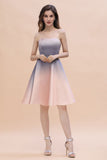 Looking for Prom Dresses,Evening Dresses,Homecoming Dresses,Quinceanera dresses in Satin,Tulle, A-line style, and Gorgeous Ruffles work  MISSHOW has all covered on this elegant Charming Sweetheart Gradient aline Short Homecoming Dress.