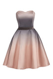 Looking for Prom Dresses,Evening Dresses,Homecoming Dresses,Quinceanera dresses in Satin,Tulle, A-line style, and Gorgeous Ruffles work  MISSHOW has all covered on this elegant Charming Sweetheart Gradient aline Short Homecoming Dress.