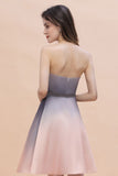 Looking for Prom Dresses,Evening Dresses,Homecoming Dresses,Quinceanera dresses in Satin,Tulle, A-line style, and Gorgeous Ruffles work  MISSHOW has all covered on this elegant Charming Sweetheart Gradient aline Short Homecoming Dress.