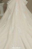 MISSHOW offers Chic Short Sleeves Tulle Lace Appliques Bridal Gown Spring Garden Wedding Dress at a good price from Same as Picture,Champagne,Tulle to A-line Floor-length them. Stunning yet affordable 3/4-Length Sleeves .