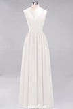 MISSHOW offers Chiffon Lace A-line Bridesmaid Dresses, V-Neck Sleeveless Floor Length Maid of the Honor Dresses at a good price from 100D Chiffon to A-line Floor-length them. Lightweight yet affordable home,beach,swimming useBridesmaid Dresses.