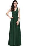 MISSHOW offers gorgeous White,Dusty Rose,Burgundy,Grape,Royal Blue,Dark Navy,Black,Dark Green V-neck party dresses with delicately handmade Ruched in size 0-26W. Shop Floor-length prom dresses at affordable prices.