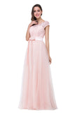 Crew Floor-length A-line Sashes Chiffon Bridesmaid Dresses