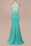MISSHOW offers Crew Neck Lace Appliques Chiffon Mermaid Evening Maxi Dress Sleeveless Formal Dress at a good price from Peacock,Healthy cloth to Mermaid Floor-length them. Stunning yet affordable Sleeveless Prom Dresses,Evening Dresses,Homecoming Dresses,Bridesmaid Dresses,Quinceanera dresses.