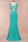 MISSHOW offers Crew Neck Lace Appliques Chiffon Mermaid Evening Maxi Dress Sleeveless Formal Dress at a good price from Peacock,Healthy cloth to Mermaid Floor-length them. Stunning yet affordable Sleeveless Prom Dresses,Evening Dresses,Homecoming Dresses,Bridesmaid Dresses,Quinceanera dresses.