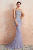 MISSHOW offers Crew Neck Sleeveless Beading Mermaid Prom Dress Evening Maxi Gown at a good price from Lilac,Tulle to Mermaid Floor-length them. Stunning yet affordable Sleeveless Prom Dresses,Evening Dresses,Homecoming Dresses,Quinceanera dresses.