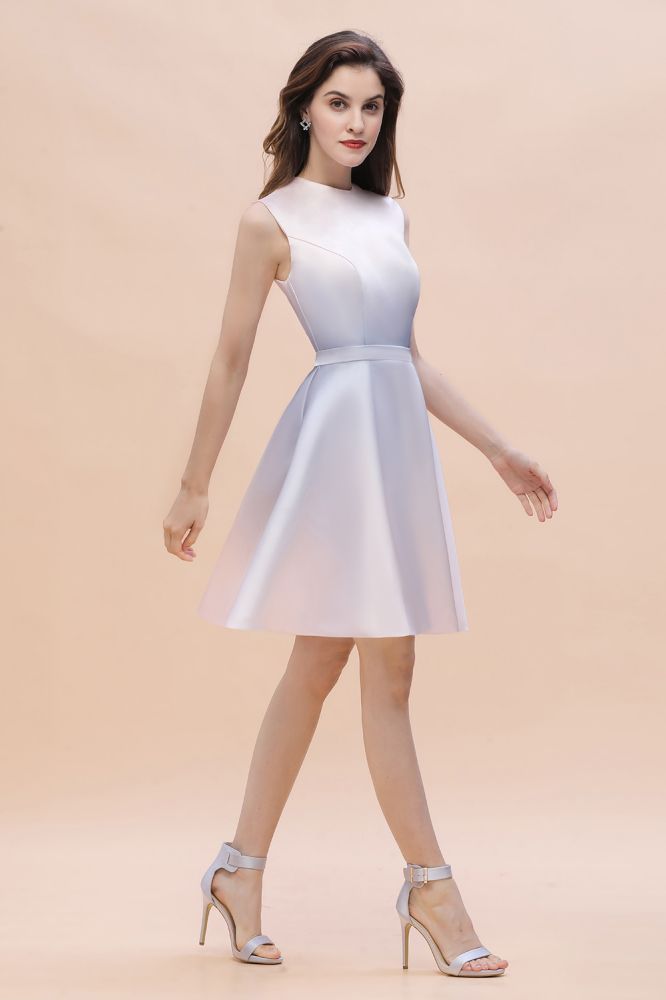 The gorgeous Crew Neck Sleeveless Gradient Aline Short Party Dress Daily Casual Dress will stun every girl. The Satin,Tulle Vintage Party dress will add extra elegance to your wholesale look.