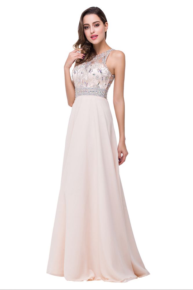MISSHOW offers gorgeous Ivory,Mint Green,Light Champagne Jewel party dresses with delicately handmade Beading,Crystal in size 0-26W. Shop Floor-length prom dresses at affordable prices.