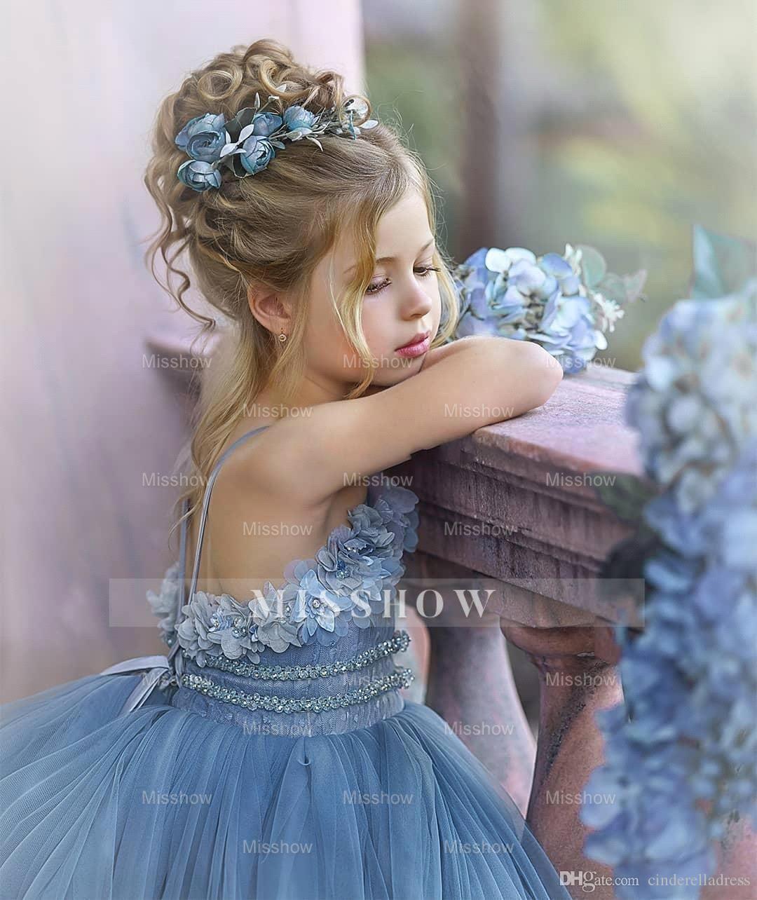 Indiabr Silver Flower Girl Dresses For Toddlers Pageant Dress