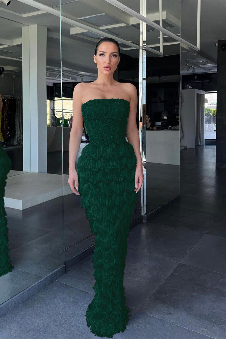 Amazing Sky Blue Mermaid Formal Dress Sleeveless With Appliques