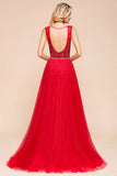 MISSHOW offers Deep V-Neck Sleeveless Lace Appliques Evening Maxi Dress A-line Chiffon Prom Dress at a good price from Ivory,Blushing Pink,Red,Burgundy,Gold,Champagne,Royal Blue,Dark Navy,Silver,Dark Green,Tulle to A-line,Mermaid Floor-length them. Stunning yet affordable Sleeveless Prom Dresses,Evening Dresses.