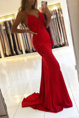 Designer Evening Dresses Long Red Prom Evening Dresses-misshow.com