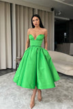 Designer Green A-line Sweetheart Short Prom Dress-misshow.com