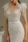 Designer wedding dresses mermaid | Lace wedding dresses online-misshow.com