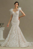 Designer wedding dresses mermaid | Lace wedding dresses online-misshow.com