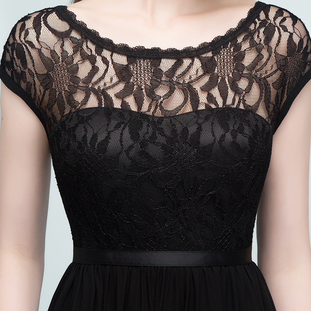 Elegant Black Jewel Sleeveless Lace Junior Bridesmaid Dresses Affordable Elegant Black Jewel Sleeveless Lace Junior Bridesmaid Dresses Affordable
