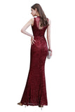 MISSHOW offers Elegant Illusion Neck Burgundy Sleeveless Mermaid Prom Dress at a good price from Burgundy,Tulle,Sequined to Mermaid Floor-length them. Stunning yet affordable Sleeveless Prom Dresses,Evening Dresses,Homecoming Dresses,Quinceanera dresses.