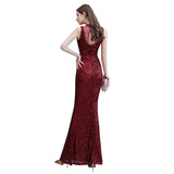 MISSHOW offers Elegant Illusion Neck Burgundy Sleeveless Mermaid Prom Dress at a good price from Burgundy,Tulle,Sequined to Mermaid Floor-length them. Stunning yet affordable Sleeveless Prom Dresses,Evening Dresses,Homecoming Dresses,Quinceanera dresses.