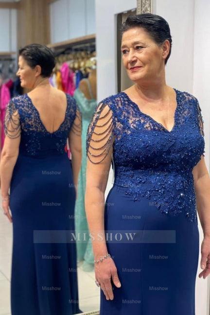 Elegant Mother Of The Bride Dresses Royal Blue Bridesmaid Dresses With Lace Elegant Mother Of The Bride Dresses Royal Blue Bridesmaid Dresses With Lace