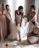 Elegant Princess A-Line Wedding Dresses with Lace-misshow.com