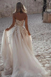 Elegant Princess A-Line Wedding Dresses with Lace-misshow.com
