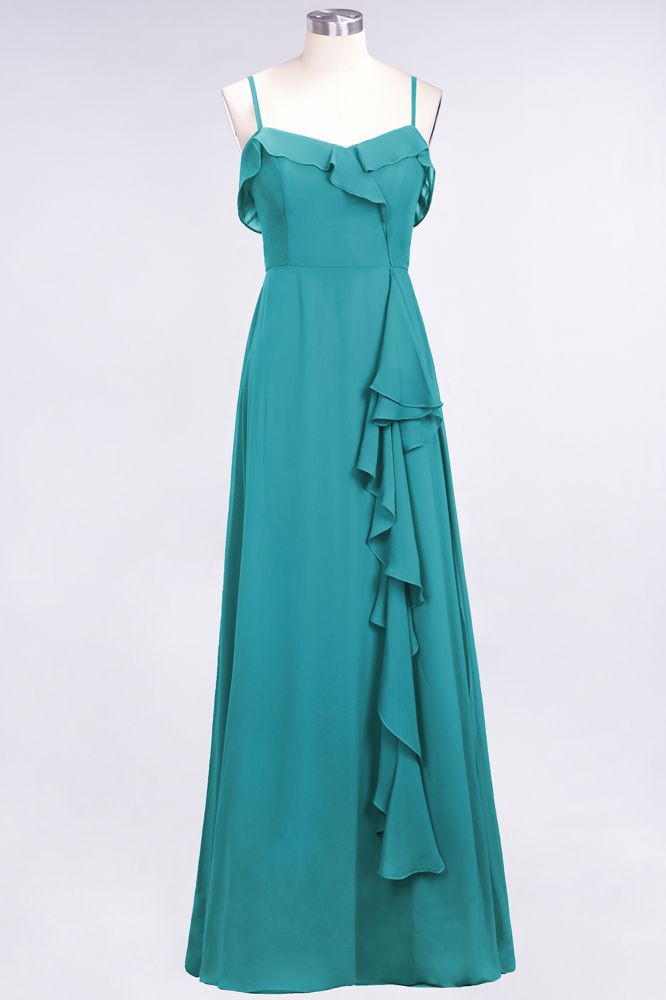Elegant Spaghetti Aline Ruffle Simple Prom Dresses Royal Blue Evening Swing Dress | MISSHOW misshow.com Elegant Spaghetti Aline Ruffle Simple Prom Dresses Royal Blue Evening Swing Dress | MISSHOW misshow.com