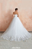 MISSHOW offers Elegant Sweetheart White Wedding Dress, Simple Tulle Beach Aline Ball Gown at a good price from White,Ivory,Tulle to A-line,Ball Gown,Princess Floor-length them. Stunning yet affordable Sleeveless .