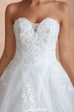 MISSHOW offers Elegant Sweetheart White Wedding Dress, Simple Tulle Beach Aline Ball Gown at a good price from White,Ivory,Tulle to A-line,Ball Gown,Princess Floor-length them. Stunning yet affordable Sleeveless .