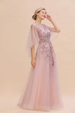 MISSHOW offers Elegant Tulle A-line Floral Wedding Dress Puffy Long Sleeves Evening Party Dress at a good price from Dusty Rose,Tulle to A-line Floor-length them. Stunning yet affordable Half-Sleeves Prom Dresses,Evening Dresses,Homecoming Dresses,Quinceanera dresses.