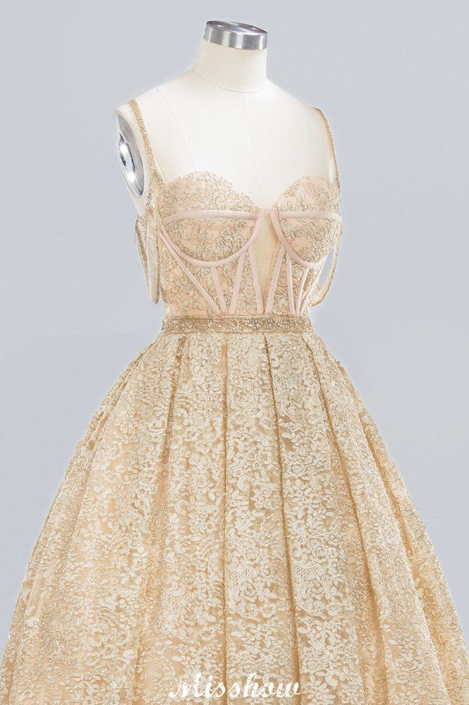 This elegant Spaghetti Straps Tulle wedding dress with Lace,Appliques could be custom made in plus size for curvy women. Plus size Sleeveless Ball Gown bridal gowns are classic yet cheap.