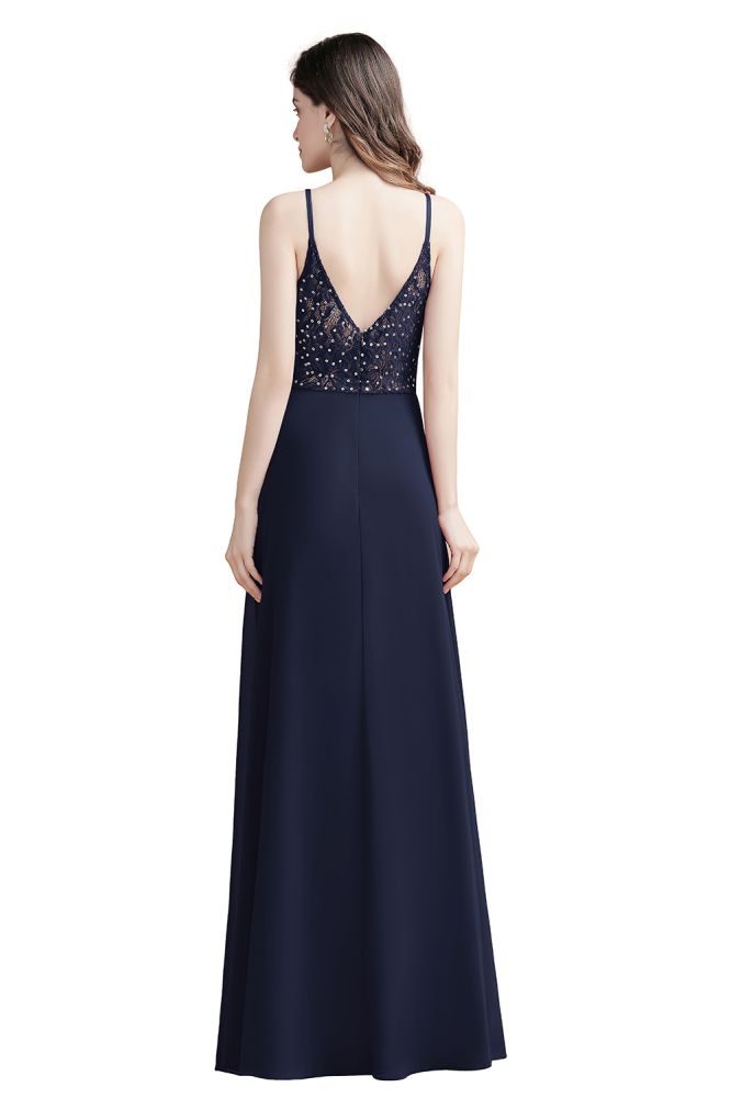 MISSHOW offers Elegant V-Neck Chiffon Aline Bridesmaid Dress Sleeveless Evening Prom Maxi Dress at a good price from Burgundy,Royal Blue,Dark Navy,100D Chiffon,Sequined,Lace to A-line Floor-length them. Stunning yet affordable Sleeveless Prom Dresses,Evening Dresses,Homecoming Dresses,Quinceanera dresses.