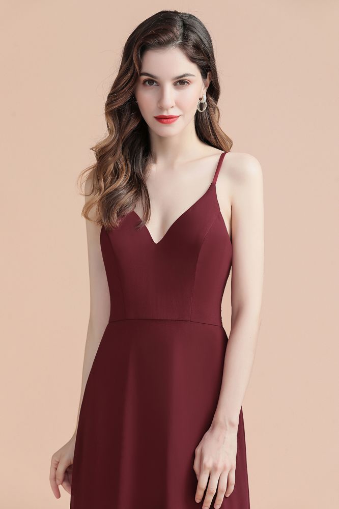 MISSHOW offers Elegant V-Neck Chiffon Aline Bridesmaid Dress Sleeveless Evening Prom Maxi Dress at a good price from Burgundy,Royal Blue,Dark Navy,100D Chiffon,Sequined,Lace to A-line Floor-length them. Stunning yet affordable Sleeveless Prom Dresses,Evening Dresses,Homecoming Dresses,Quinceanera dresses.
