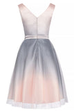 MISSHOW offers Elegant V-Neck Gradient aline Short Party Dress Daily Casual Dress at a good price from Pearl Pink,Satin,Tulle to A-line Tea-length them. Stunning yet affordable Sleeveless Prom Dresses,Evening Dresses,Homecoming Dresses,Quinceanera dresses.
