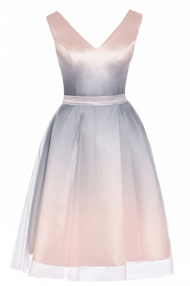MISSHOW offers Elegant V-Neck Gradient aline Short Party Dress Daily Casual Dress at a good price from Pearl Pink,Satin,Tulle to A-line Tea-length them. Stunning yet affordable Sleeveless Prom Dresses,Evening Dresses,Homecoming Dresses,Quinceanera dresses.