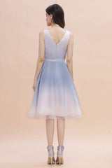 MISSHOW offers Elegant V-Neck Gradient aline Short Party Dress Daily Casual Dress at a good price from Pearl Pink,Satin,Tulle to A-line Tea-length them. Stunning yet affordable Sleeveless Prom Dresses,Evening Dresses,Homecoming Dresses,Quinceanera dresses.