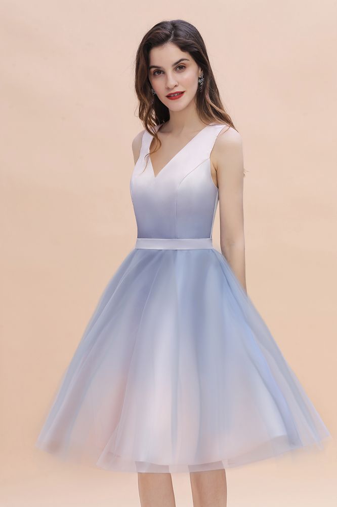 MISSHOW offers Elegant V-Neck Gradient aline Short Party Dress Daily Casual Dress at a good price from Pearl Pink,Satin,Tulle to A-line Tea-length them. Stunning yet affordable Sleeveless Prom Dresses,Evening Dresses,Homecoming Dresses,Quinceanera dresses.
