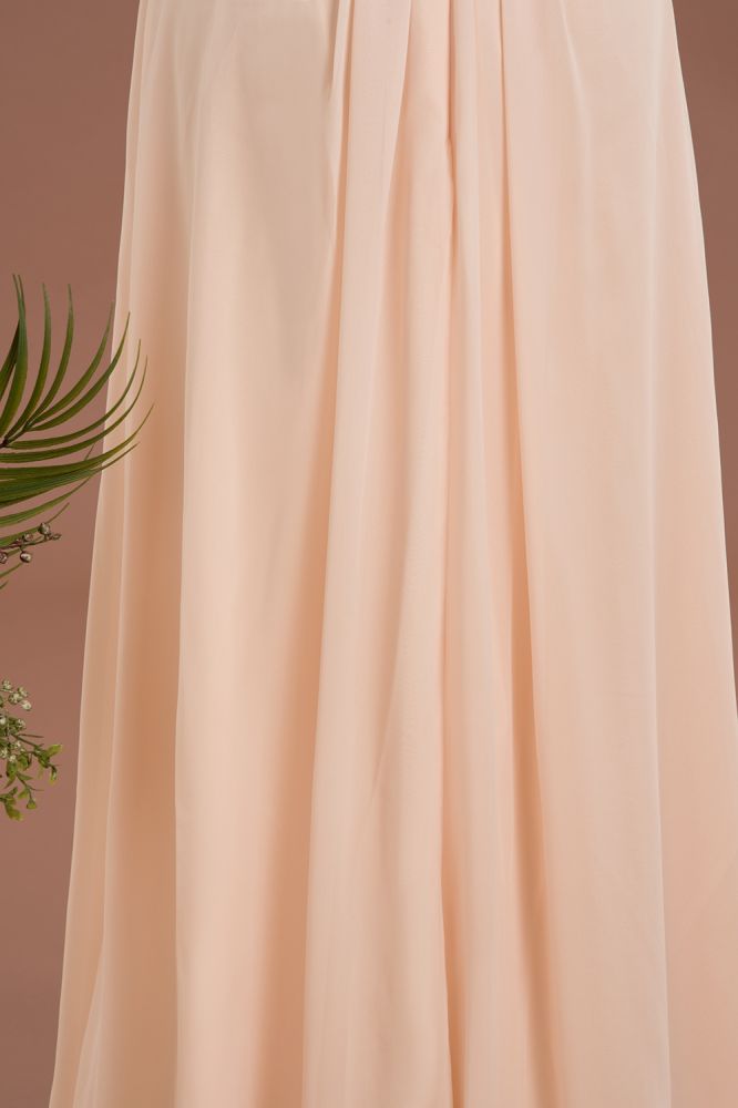 MISSHOW offers Elegant V-Neck Ruffles Simple Formal Dresses, A-Line Sleeveless Chiffon Evening Dresses at a good price from 100D Chiffon to A-line Floor-length them. Lightweight yet affordable home,beach,swimming useProm Dresses.