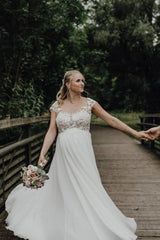 Elegant Wedding Dresses Long Tulle | Wedding dresses with lace-misshow.com