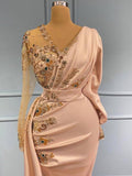 Evening Dresses Long With Sleeves Prom dresses in glitter-misshow.com