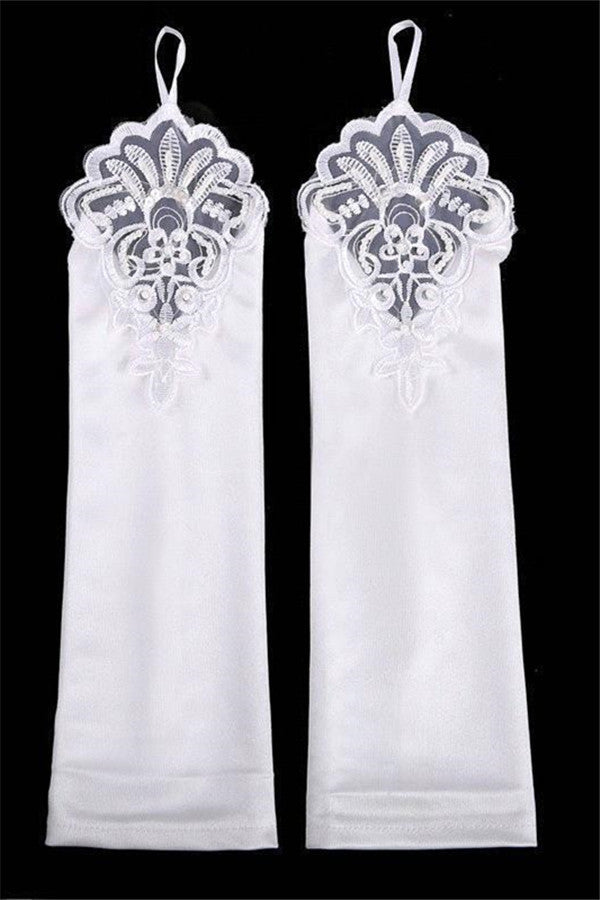 Shop MISSHOW US for a Fashion Satin Fingerless Elbow Length Party Gloves with Lace. We have everything covered in this . 