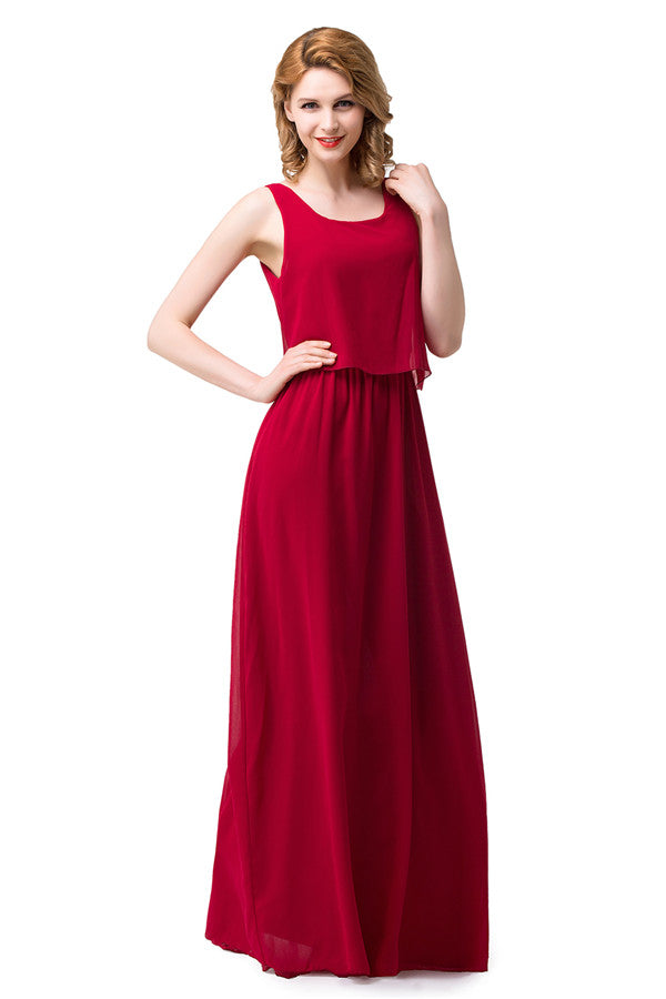 A plus size Fuchsia bridesmaid dress made of 100D Chiffon are trendy for  . Shop MISSHOW with elaborately designed  gowns for your bridesmaids.