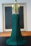 MISSHOW offers Floor Length Mermaid Halter Crystal Beading Prom Dresses at a cheap price from Green, 30D Chiffon to Mermaid Floor-length hem. Stunning yet affordable Sleeveless Realdressphotos.