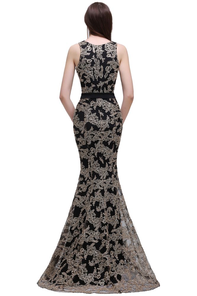 MISSHOW offers gorgeous Black Jewel party dresses with delicately handmade Lace,Bow in size 0-26W. Shop Floor-length prom dresses at affordable prices.