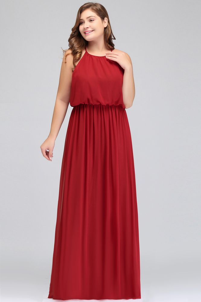 MISSHOW offers gorgeous Red Halter,Spaghetti Straps party dresses with delicately handmade  in size 0-26W. Shop Floor-length prom dresses at affordable prices.