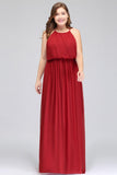 MISSHOW offers gorgeous Red Halter,Spaghetti Straps party dresses with delicately handmade  in size 0-26W. Shop Floor-length prom dresses at affordable prices.